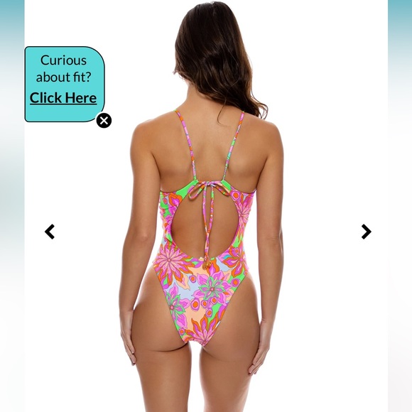 Luli Fama reversible cut out one piece bathing suit - Picture 2 of 11